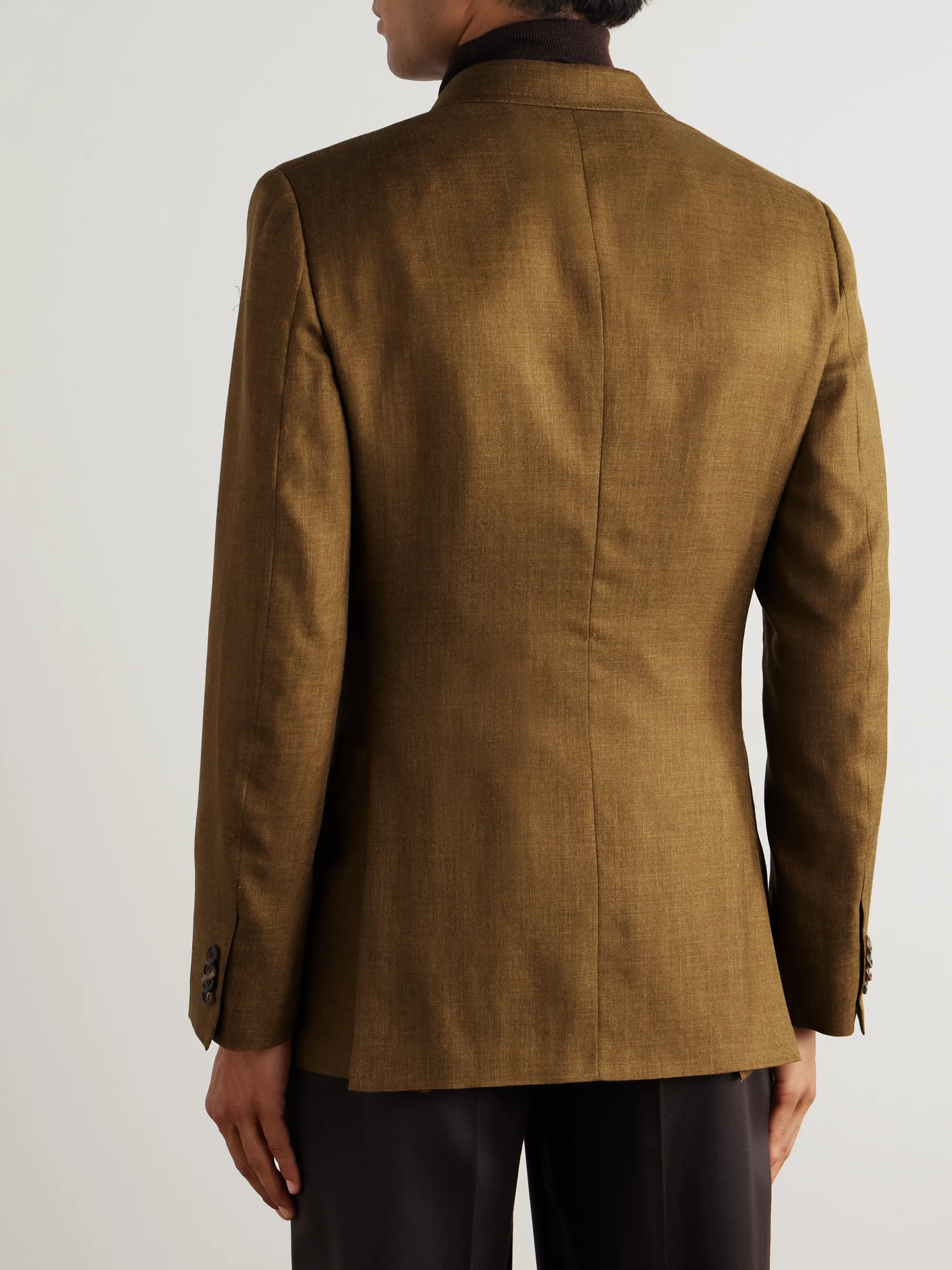 Men's Double Sided Blazer detail